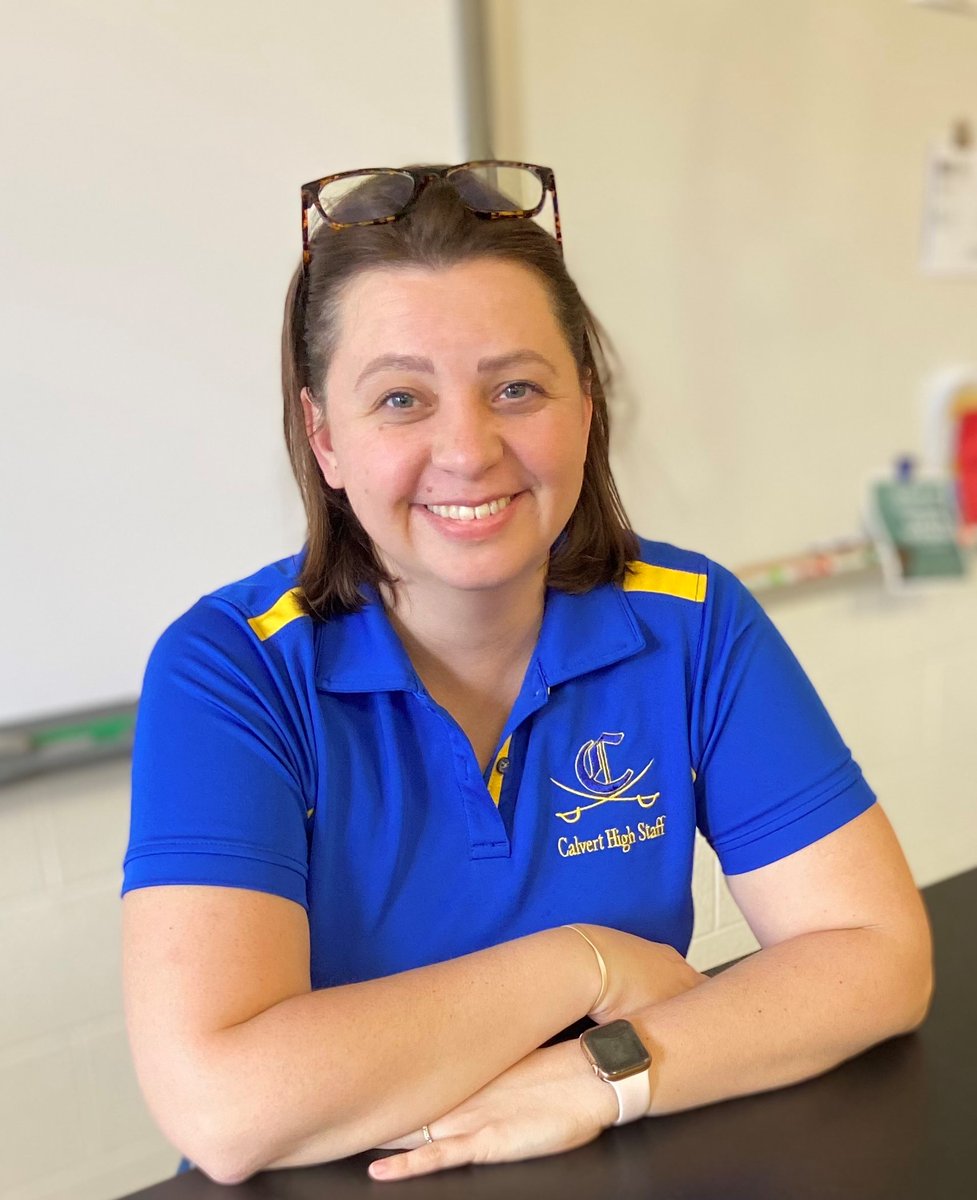 calvertnet's tweet image. Calvert High School Teacher of the Year: Jessica Bright @THECalvertHigh