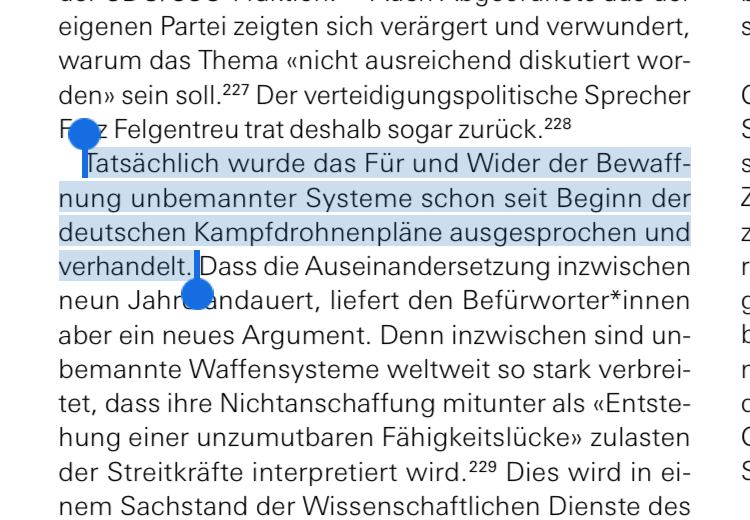 Beyond the facts about which drones Germany flew when, of course there aren't that many points the author and I agree on. But there is at least this one: he agrees that there really now has been quite a discussion about drones in Germany!