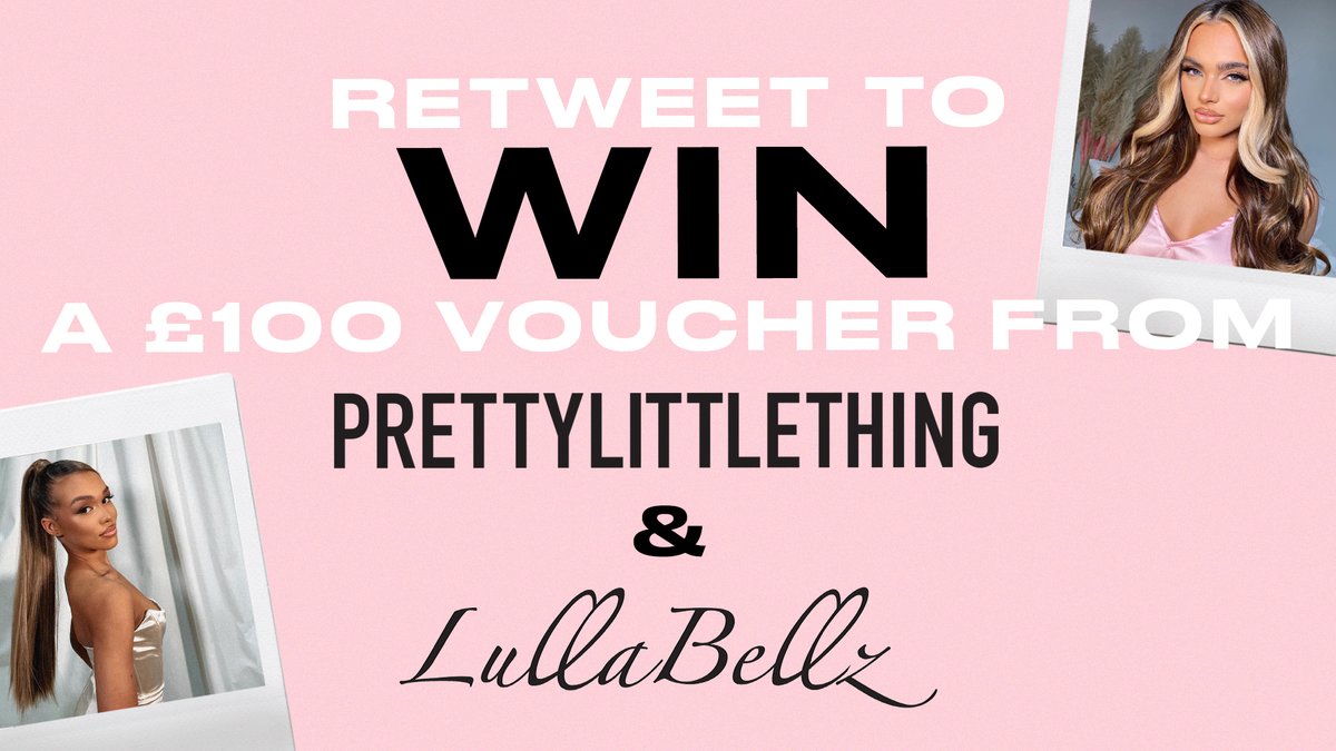 Perfect your look this summer ☀️💖 Retweet to WIN a £100 voucher from PrettyLittleThing AND LullaBellz 💖

(must be following <a href="/OfficialPLT/">PrettyLittleThing</a> &amp; <a href="/LoveLullaBellz/">LullaBellz</a>)