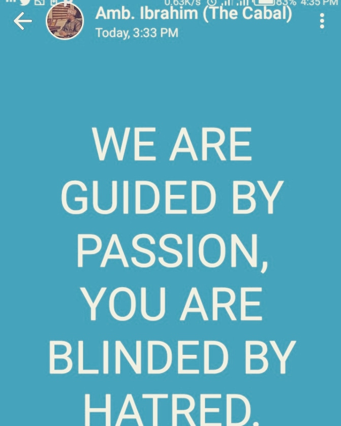 NworisaMichael's tweet photo. We know you're blinded, that's why we're guided.
#citizens #citizenwatch #humanity #love https://t.co/ztn54hYtCw
