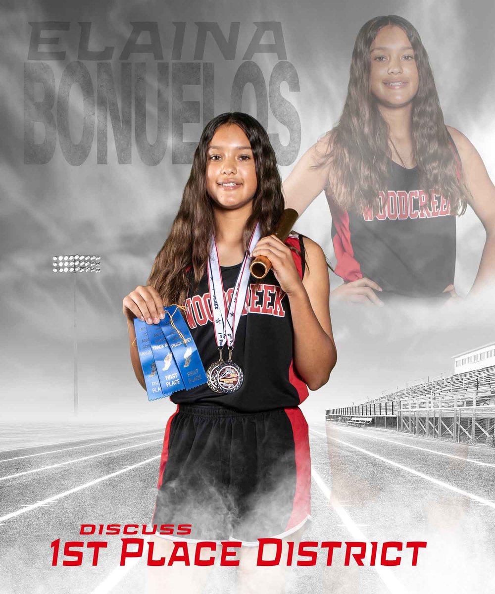 JessicaBonuelos's tweet photo. @EBonuelos way to Go Elaina on all of your accomplishments for this 2021 Track season! Especially on that 1st place-Discuss 🔥🔥 #beelite https://t.co/paumdYn0a3
