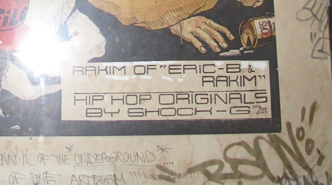 Rakim kept that drawing on his studio wall as inspiration... for twenty years.Let that sink in. The greatest MC that ever lived kept Shock G on *his* wall for inspiration... to this day. That’s how important Shock G is to the Culture.  #RIP  #ShockG  #DigitalUnderground