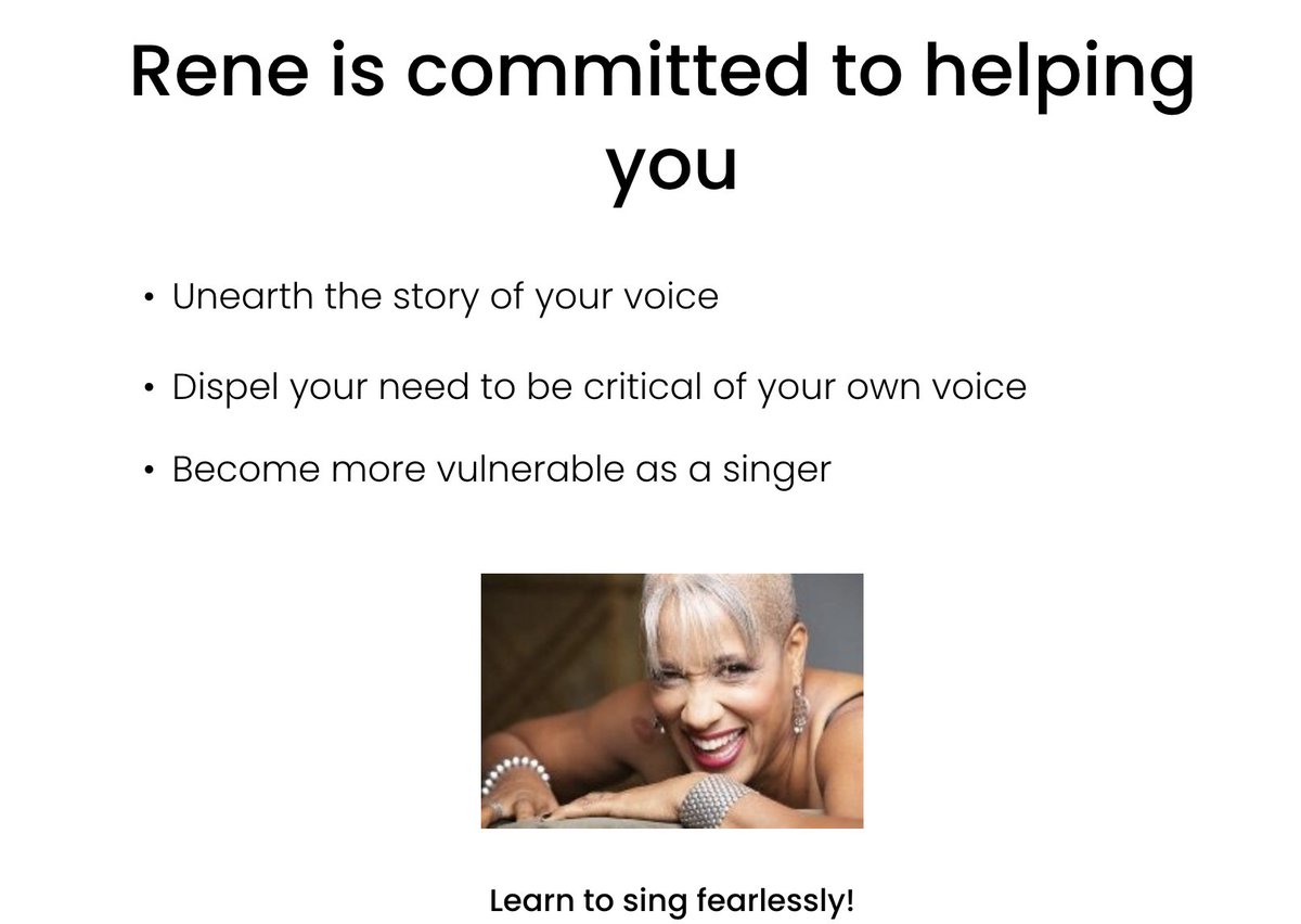 What helps you build on your success as a singer? Don’t fall into a trap of imitating yourself. Expand your view with a session #JazzVocalTherapy #signup bit.ly/3aewHEG