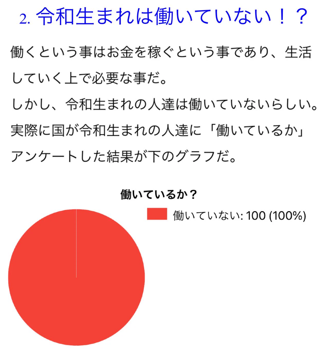 今令和生まれがヤバイ！？日本語が理解できず働いていないことが判明www