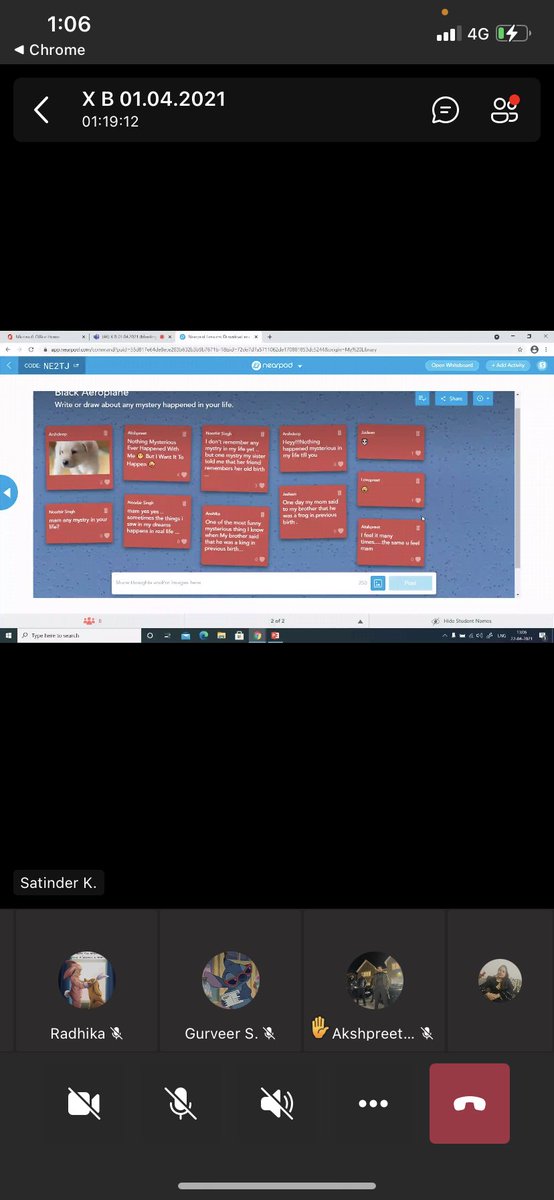 Nearpod is really a great tool .Students of grade 10 shared their mystery experience on collaboration space on Nearpod.<a href="/KnpsIndia/">KNPS Phagwara India</a> <a href="/pkdhillon08/">ParamjeetKaurDhillon</a> <a href="/RiseUp4SDGs/">SDG's : The Rising</a> <a href="/09nitinsharma1/">Nitin Sharma</a>