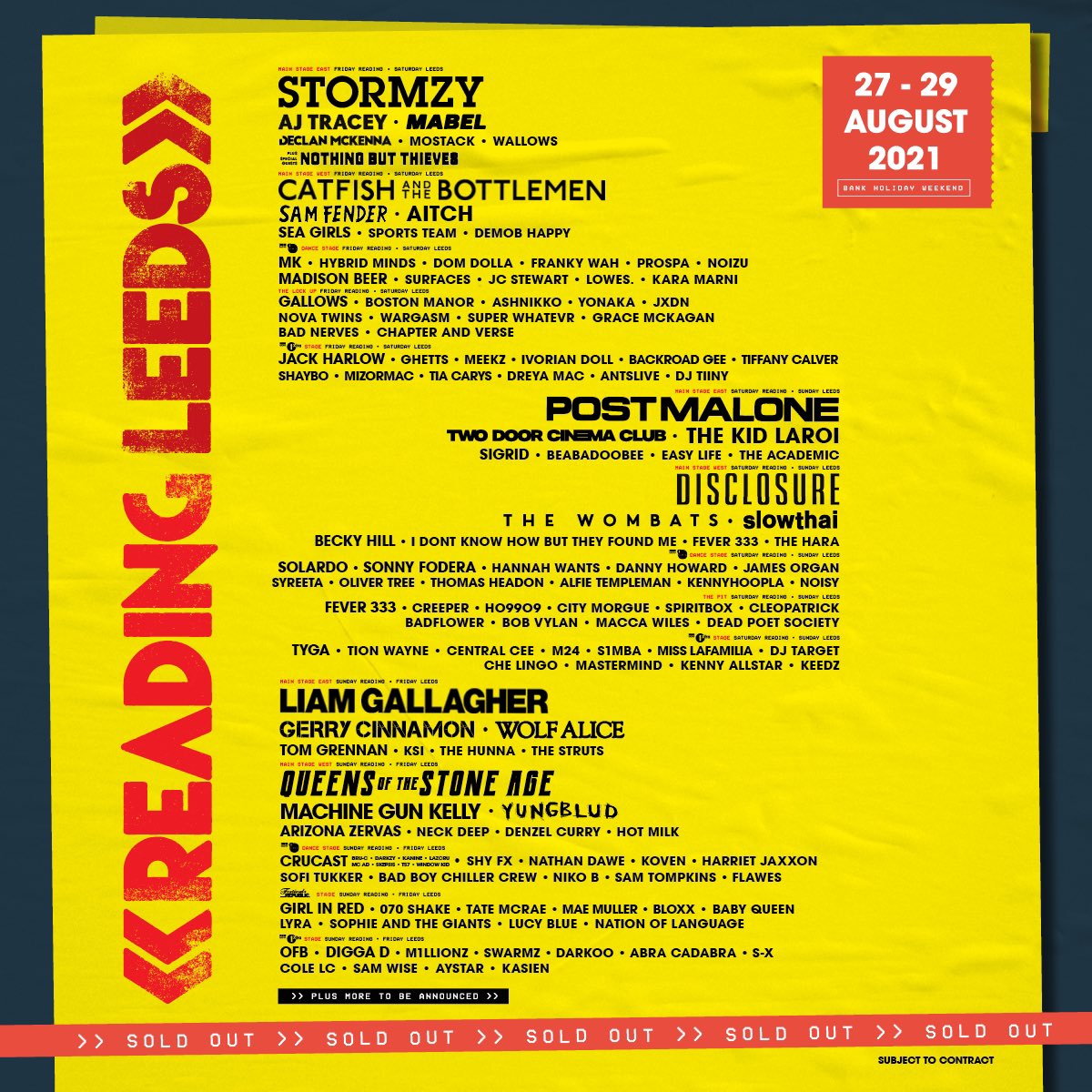 Reading & Leeds Festivals Lineups News Report