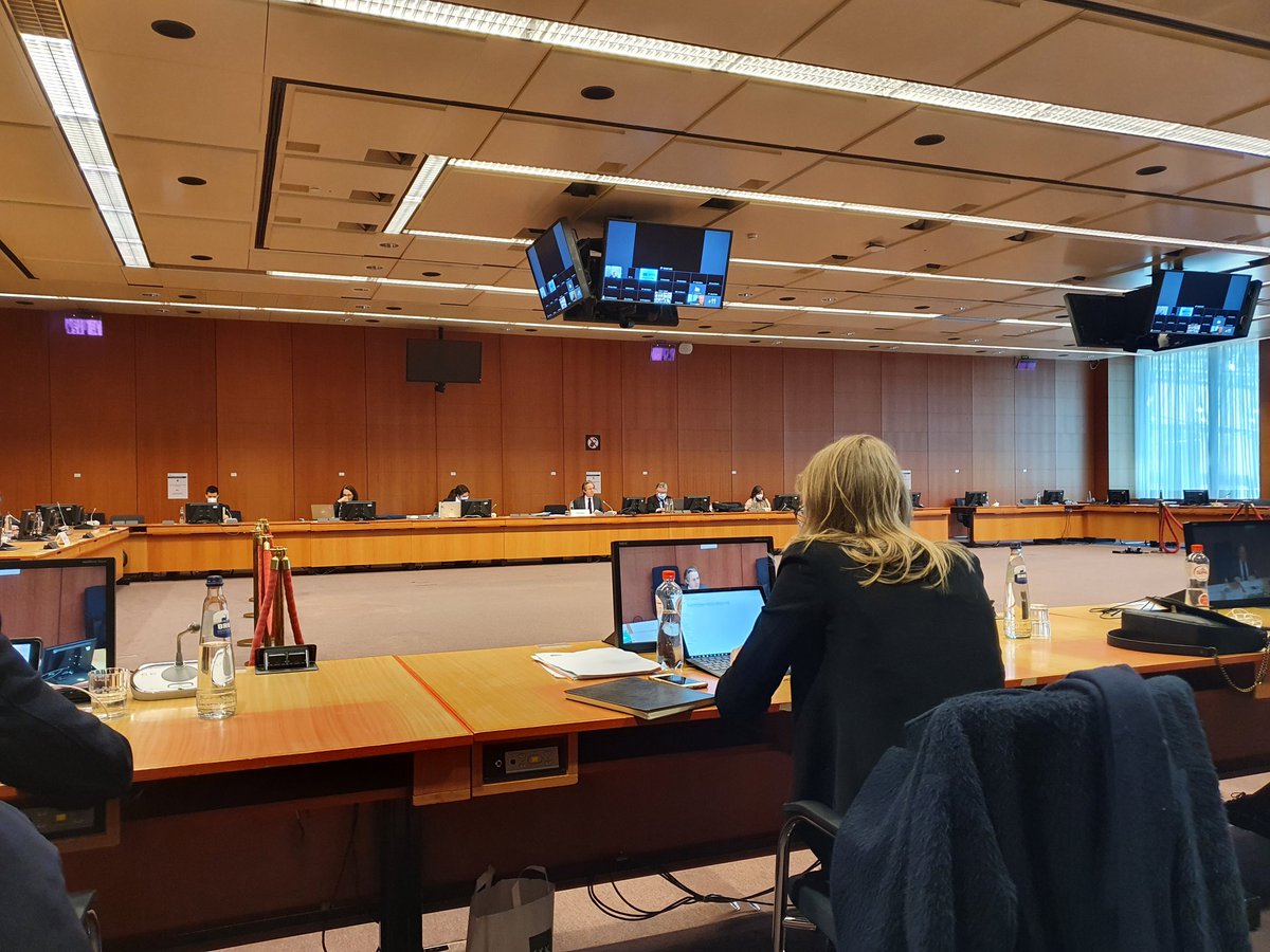 JohanLangerock's tweet photo. After an intense morning, second round of negotiations starting on public #CbCR !
With the Marseillaise in the back of my mind 🎶 I wonder if today we will negotiate with countries representing their citizens or negotiate with business representatives.
#MEDEFgate #taxjustice https://t.co/E8X2bUywmy