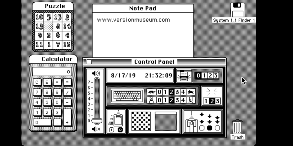 Mac OS System 1.0. Released on December 29, 1984The Macintosh "System 1" is the first version of Apple Macintosh operating system and the beginning of the classic Mac OS series.