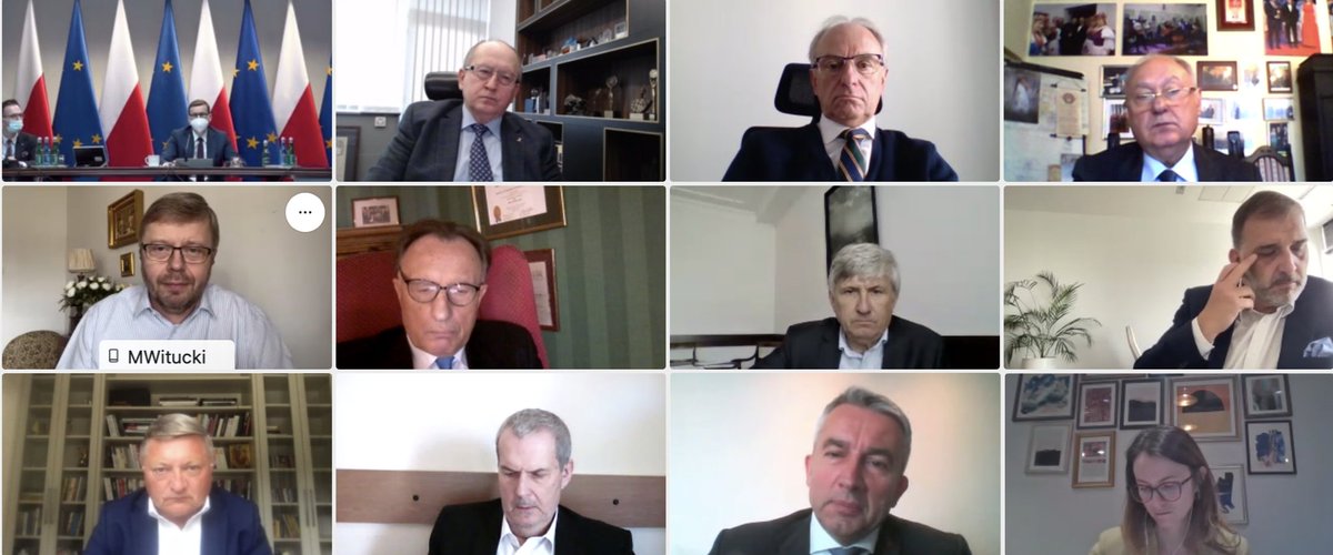 Today, Prime Minister <a href="/MorawieckiM/">Mateusz Morawiecki</a> met with representatives of the Enterprise Council. It was the first meeting in the upcoming series of meetings with Enterprise Council aimed at developing solutions to strengthen the resilience of Polish economy. 

#RadaPrzedsiębiorczości