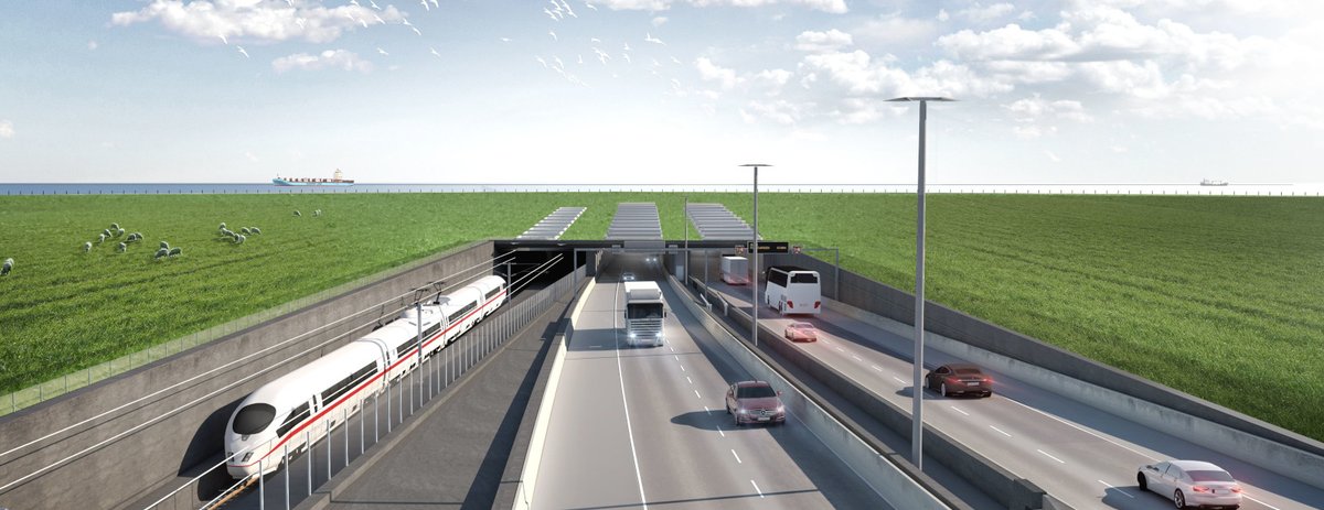 Femern A/S has pre-qualified four large international consortia to compete for the task of equipping the #Fehmarnbelt tunnel between #Denmark and Germany with advanced technology and electronics for DKK 5.5 billion - #Austria 🇦🇹 is in the running!👇 femern.com/da/News-and-pr…