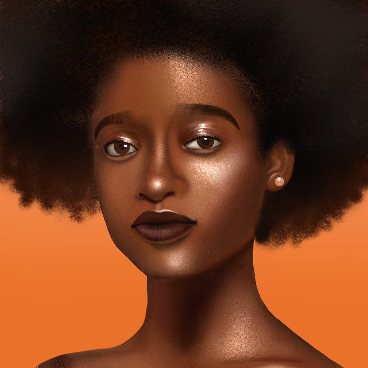 a thread documenting my “realistic” art process so I can actually be methodical with how I go about this (ft my third “realistic” digital painting ever)