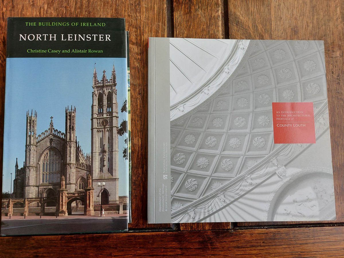 @WorkInHeritage Two very informative favourites The Buildings of Ireland North Leinster by Christine Casey and Alistair Rowan. Pick your County, view all the amazing buildings. Also  by Christine Casey & amazing work by @NIAH_Ireland An Introduction to The Architectural Heritage of County Louth