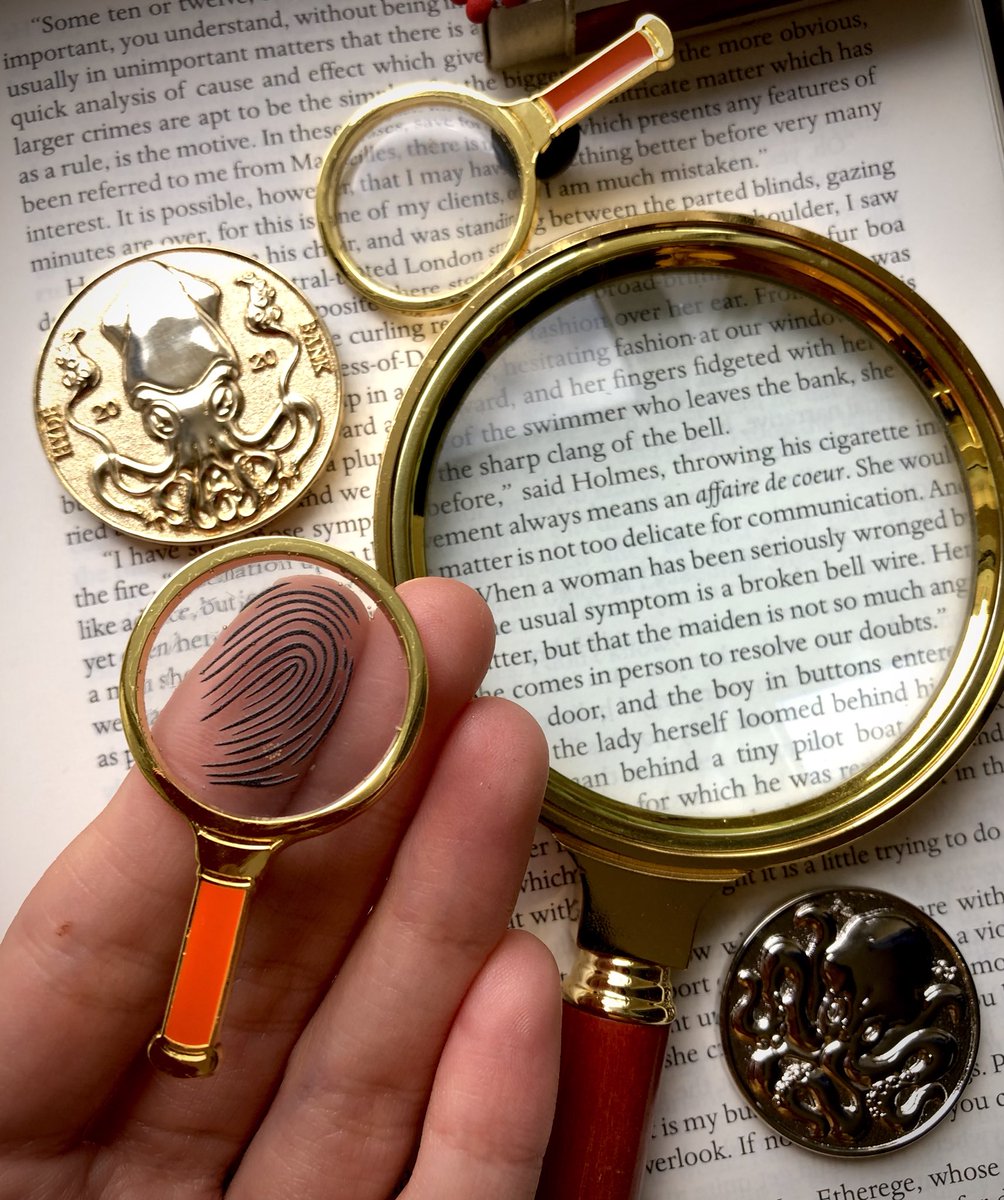 blacksmoke1033's tweet photo. I like these Sherlock Holmes inspired enamel pins I designed so much I am gonna do a giveaway! You will win both variants! 

To enter RT this tweet, be following me and optionally leave me a silly comment. It is open worldwide and I’ll pick someone May 1st! 🎉 https://t.co/6pJlpAfIQW