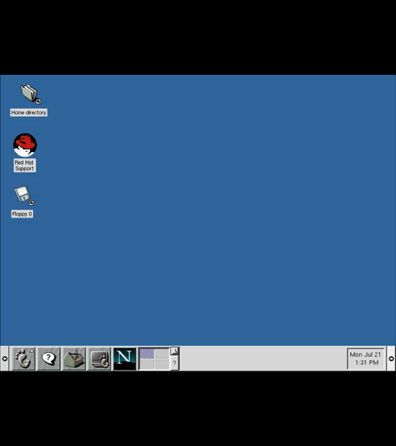 KDE 1.0, 1998 & Gnome 1.0, 1999.Both KDE and Gnome are desktop environments for unix-like operating systems.