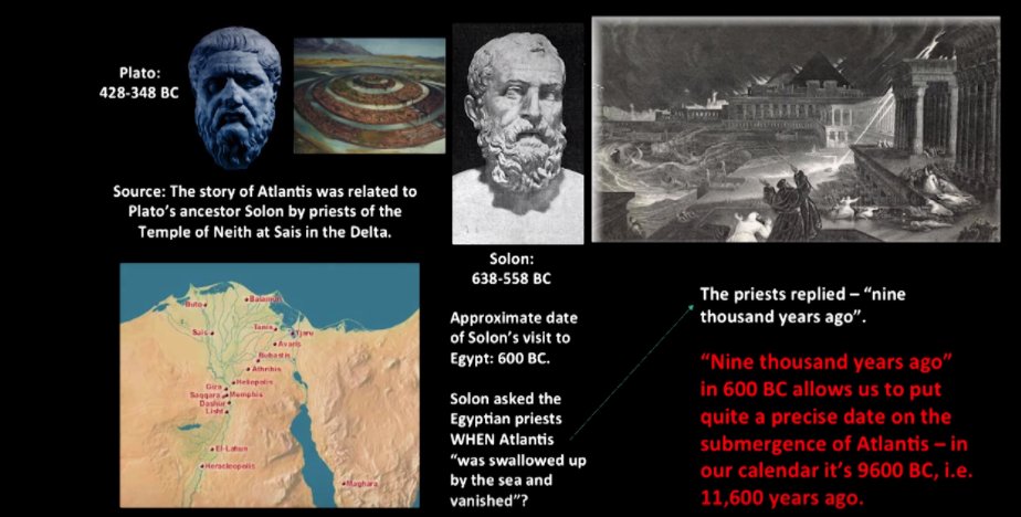 While this city is broadly considered to be some type of metaphor, Plato didnt seem to think so.Even more curious, his timeline for the destruction of this city due to earthquake/flood lines up perfectly with a part of our geological record known as the "Younger Dryas Period"