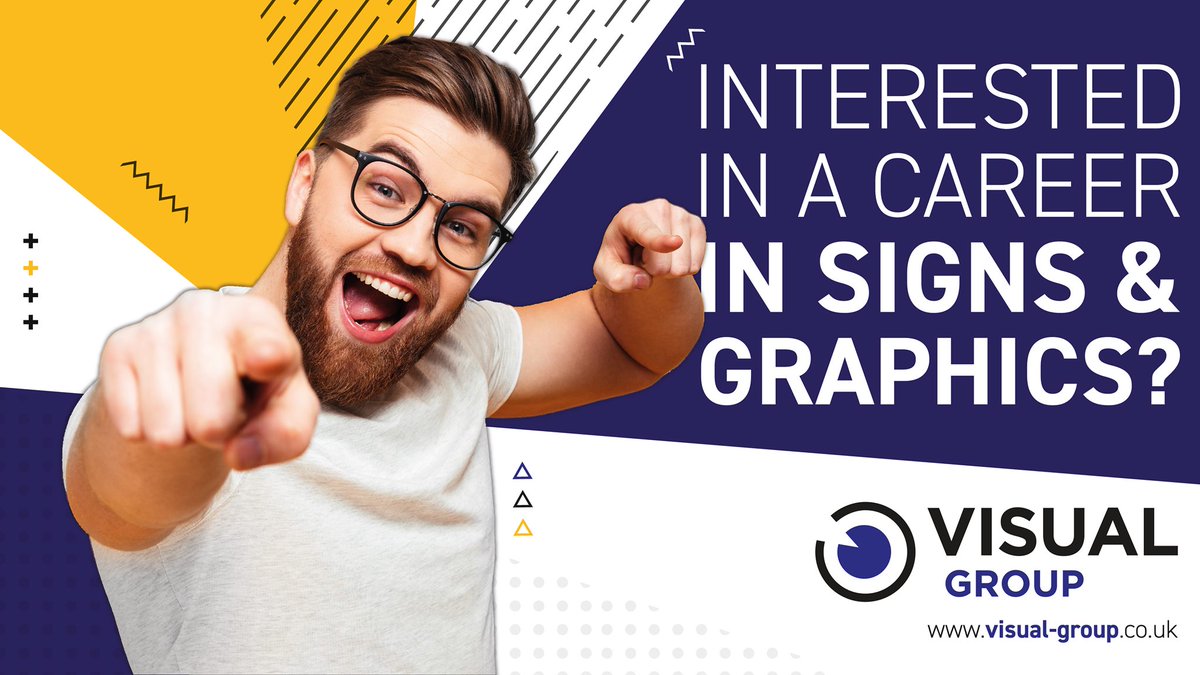 VG_Doncaster's tweet photo. Looking for a career in the signs and graphics industry?
Due to continued business growth we are looking to expand our team across various departments in the business.
Take a look at our video here https://t.co/1SUQkOIGl3
Simply send your CV to HR@visual-group.co.uk
#visualgroup https://t.co/cdTJWjFNmU