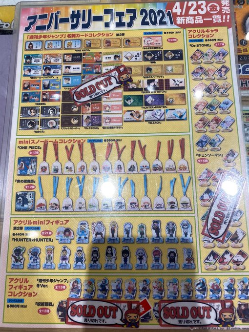 ジャンプショップ Jump Shop 公式 さん の最近のツイート 14 Whotwi グラフィカルtwitter分析