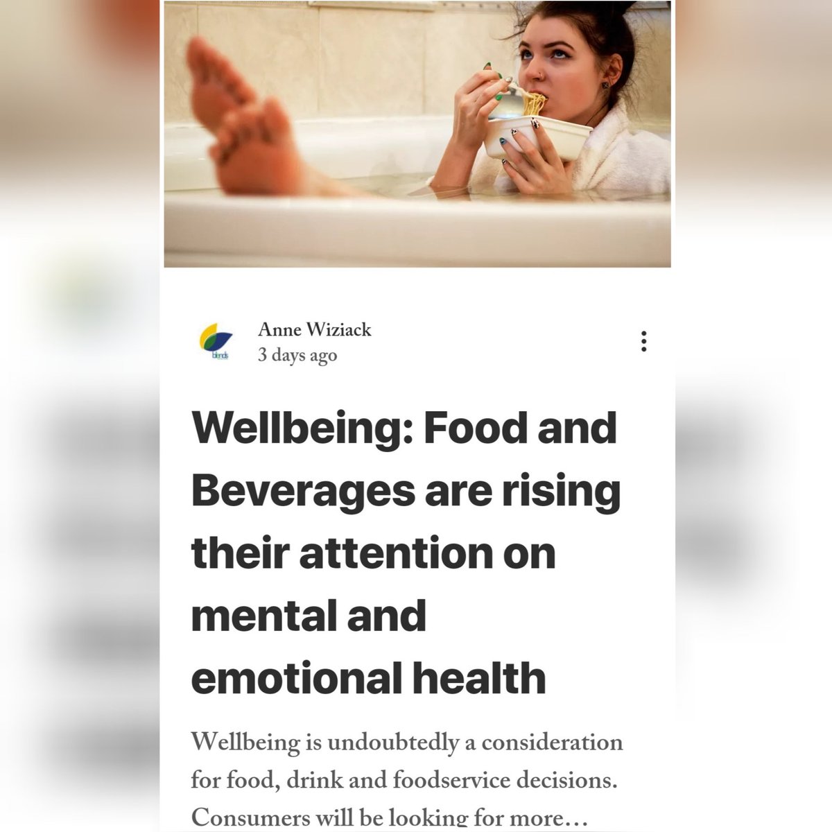 Wellbeing is undoubtedly a consideration for food, drink and foodservice decisions.
Flavours, colours and textures are the key for comfort and wellbeing food and beverages, they can help to establish emotional connections with consumers. 
#Wellbeing #food #flavours