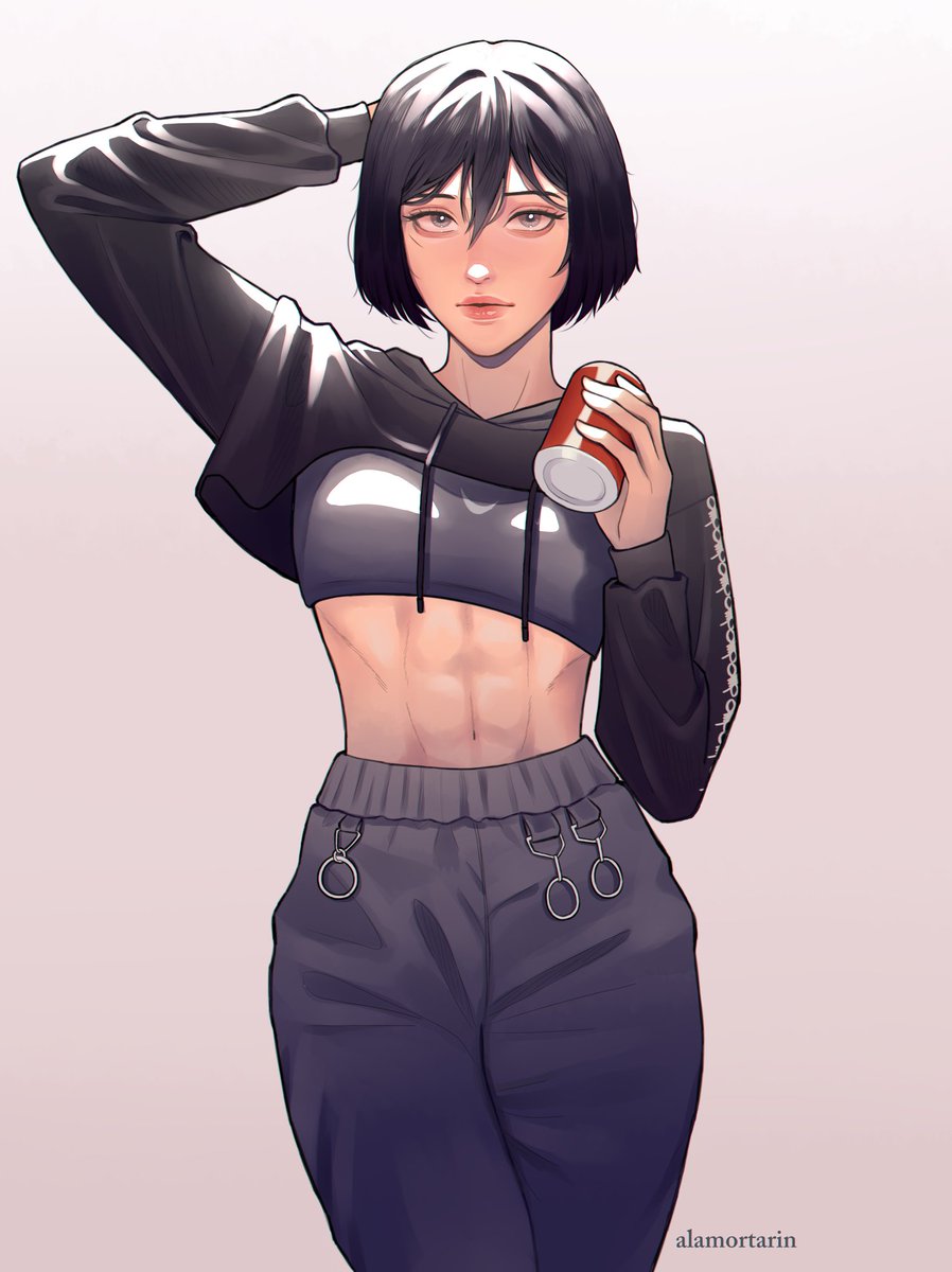 Mikasa with her gym outfit

#MikasaAckerman #AttackOnTitan #attackontitanfanart #進撃の巨人