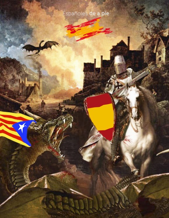 España necesita héroes para acabar con el dragón. #FelizSantJordi  #FelizSanJorge