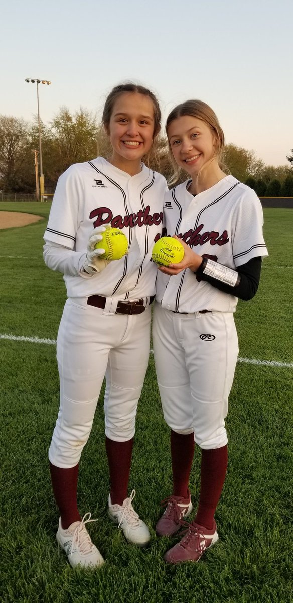 Mindy03422447's tweet photo. Two Panther home run hitters!! Congrats Haley and Molly on your first home runs. Proud of you ❤ https://t.co/dPkrJNg9tg