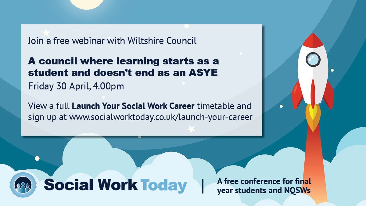 Social Work Today (@socworktoday) on Twitter photo Join this live webinar that will discuss how <a href="/WiltsC_Careers/">Wiltshire C Careers</a> offers unique wellbeing support for their staff and gives examples of how they apply research into their practice and maintain quality. <a href="/PDWTPSocialWork/">Pan-Dorset & Wiltshire Social Work Partnership</a> <a href="/JenSalter6/">Jen Salter</a> #WeAreWilts #SocialCareWilts
socialworktoday.co.uk/online-events/… Join this live webinar that will discuss how <a href="/WiltsC_Careers/">Wiltshire C Careers</a> offers unique wellbeing support for their staff and gives examples of how they apply research into their practice and maintain quality. <a href="/PDWTPSocialWork/">Pan-Dorset & Wiltshire Social Work Partnership</a> <a href="/JenSalter6/">Jen Salter</a> #WeAreWilts #SocialCareWilts
socialworktoday.co.uk/online-events/…