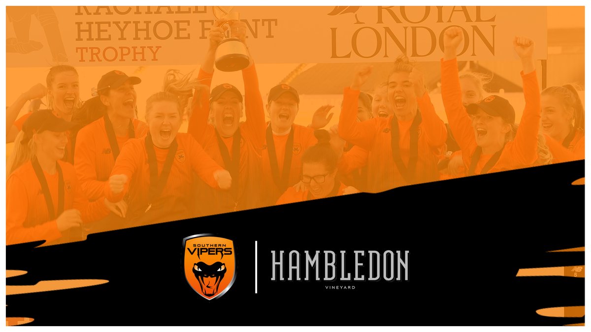 Southern Vipers &amp; @TheAgeasBowl are pleased to announce a new partnership with <a href="/Hambledonwine/">Hambledon Vineyard</a> 🤝

As part of the agreement, Hambledon Vineyard will become our lead shirt sponsor until at least the end of 2023 🙌

📝 Full story 👉 ow.ly/PiY130rFuIx