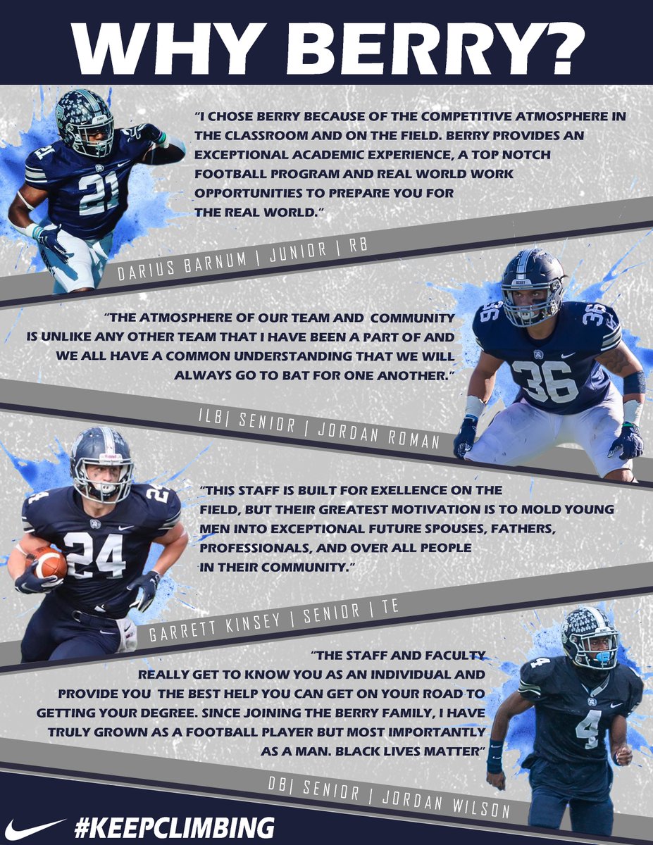 One may ask, Why Berry? This should help. Enjoy!
#keepclimbing