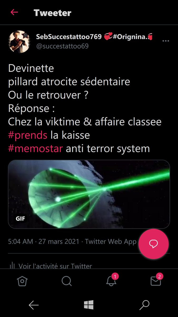 succestattoo639's tweet image. Mettre des truffes dans sa kantine bretonne
Pas le laisser infekter les epad
#roxana lemaire prudhomme
Voir plus ...
#Pustule noire