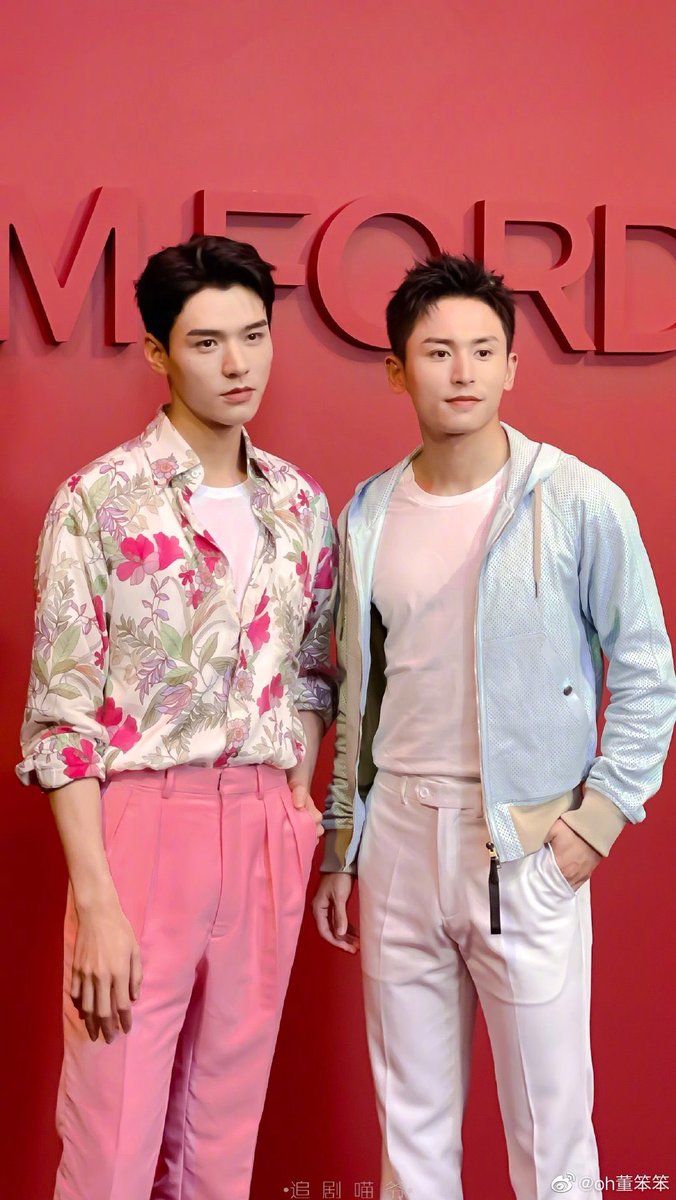 Hourly Zhang Zhehan On Twitter Zhangzhehan And Gongjun Tom Ford Live Streaming Event