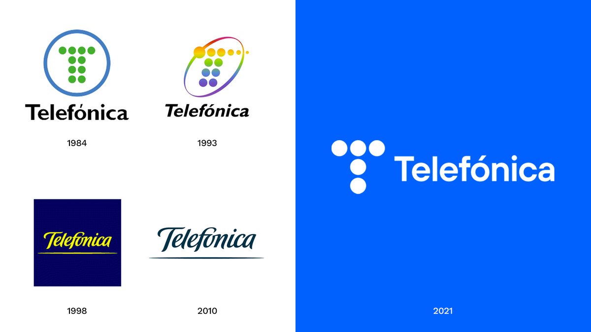 Sí, es la noticia del día. <a href="/Telefonica/">Telefónica</a> estrena identidad con inspiración retro. 😱 En un homenaje al pasado recupera el logotipo de 1984 de la mano del equipo de la compañía con el apoyo de <a href="/LambieNairn/">Lambie-Nairn</a>, consultora de <a href="/WPPMadrid/">WPPMadrid</a>. ¿Opiniones?

brandemia.org/telefonica-cam…