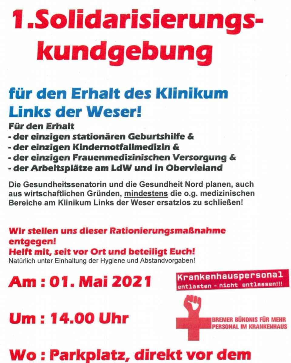 Ich freue mich auf einen tollen ersten Mai mit ganz vielen LdW Unterstützerinnen :-)