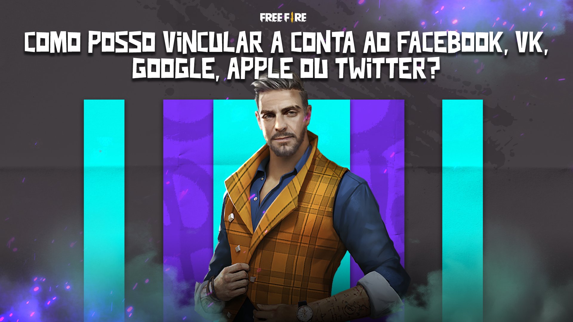 Como posso vincular a conta ao Facebook, VK, Google, Apple ou Twitter? – Free  Fire Suporte