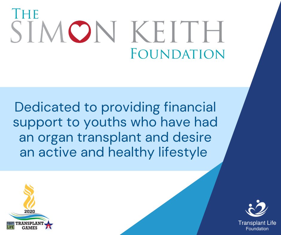 Transplant Games of America (@transplantgames) on Twitter photo <a href="/SimonKeith1/">Simon Keith CM</a> is dedicated to serving children & youth adults who have gone through an organ transplant. The Simon Keith Foundation helps people with their non-medical expenses & strives to increase the organ donor registration through public awareness campaigns. #2020Games <a href="/SimonKeith1/">Simon Keith CM</a> is dedicated to serving children & youth adults who have gone through an organ transplant. The Simon Keith Foundation helps people with their non-medical expenses & strives to increase the organ donor registration through public awareness campaigns. #2020Games