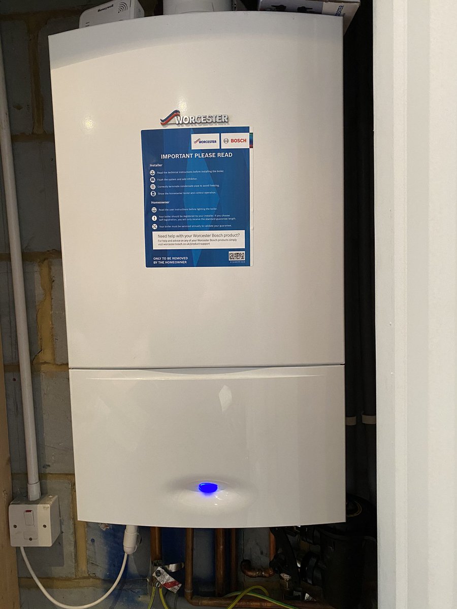 New boiler, customer very happy!