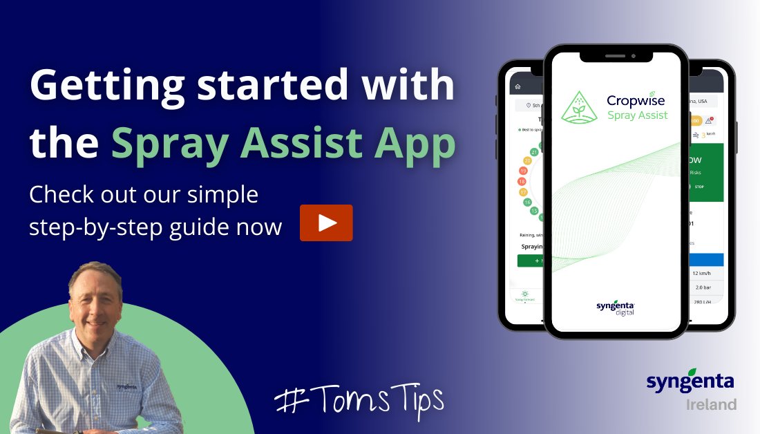 Need help setting up the Spray Assist App? Tom Gartland walks us through the key steps to help you get started: 

✔️ Adding sprayer 
✔️ Selecting nozzles  
✔️ Understanding spray forecast 

And much more! 

WATCH NOW - youtu.be/8-MgJjJRDQ8 

#TomTips #SprayAssist