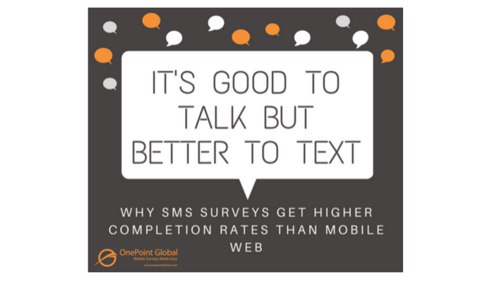 OnePointGlobal's tweet photo. Get timely feedback with SMS Surveys.  Send surveys as soon as customers complete an interaction. Following purchases, calls, visits or when close to your locations for instant feedback. #smssurveys #sms #mrx https://t.co/EDDHx5Muul https://t.co/Of80cIXZCb