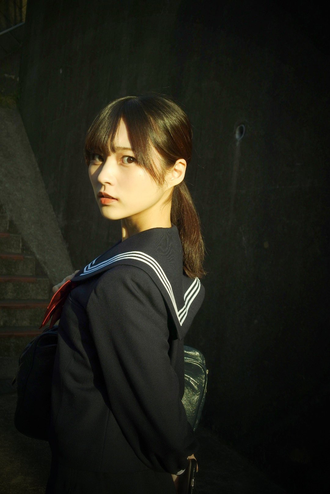 #ババババンビ 宇咲 直筆サイン入りセーラー服写真 宇咲 #ババババンビ 【8/11(祝月) LINE CUBE SHIBUYAワンマン