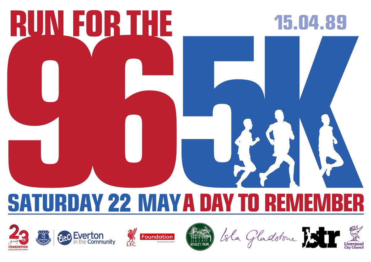4/4 Last year 1,600 virtual runners worldwide helped to raise £6,700 for charity. Monies raised this year through sponsorship and donations will be split equally between  @LFCFoundation  @JC23Foundation  @EITC  @stanleypark_liv Donate at  https://justgiving.com/campaign/runforthe96 #RunToRememberThe96