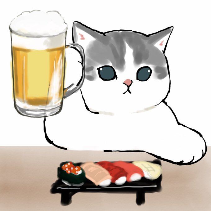 「ビール テーブル」のTwitter画像/イラスト(人気順)