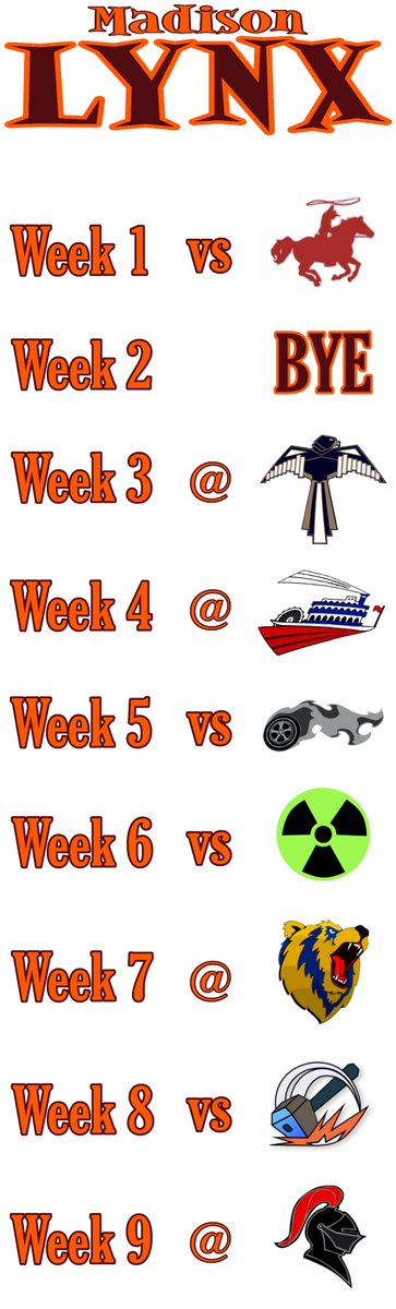 The Season 3 schedule is out and the Lynx get their bye week in Week 2