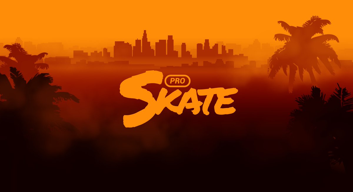 skatecitygame's tweet photo. Introducing Pro Skate Los Angeles! A fresh new way to explore the streets of LA—no two runs will ever be the same! Available now, only on @AppleArcade. https://t.co/yPl5m9NSXV https://t.co/cNRytKbly8