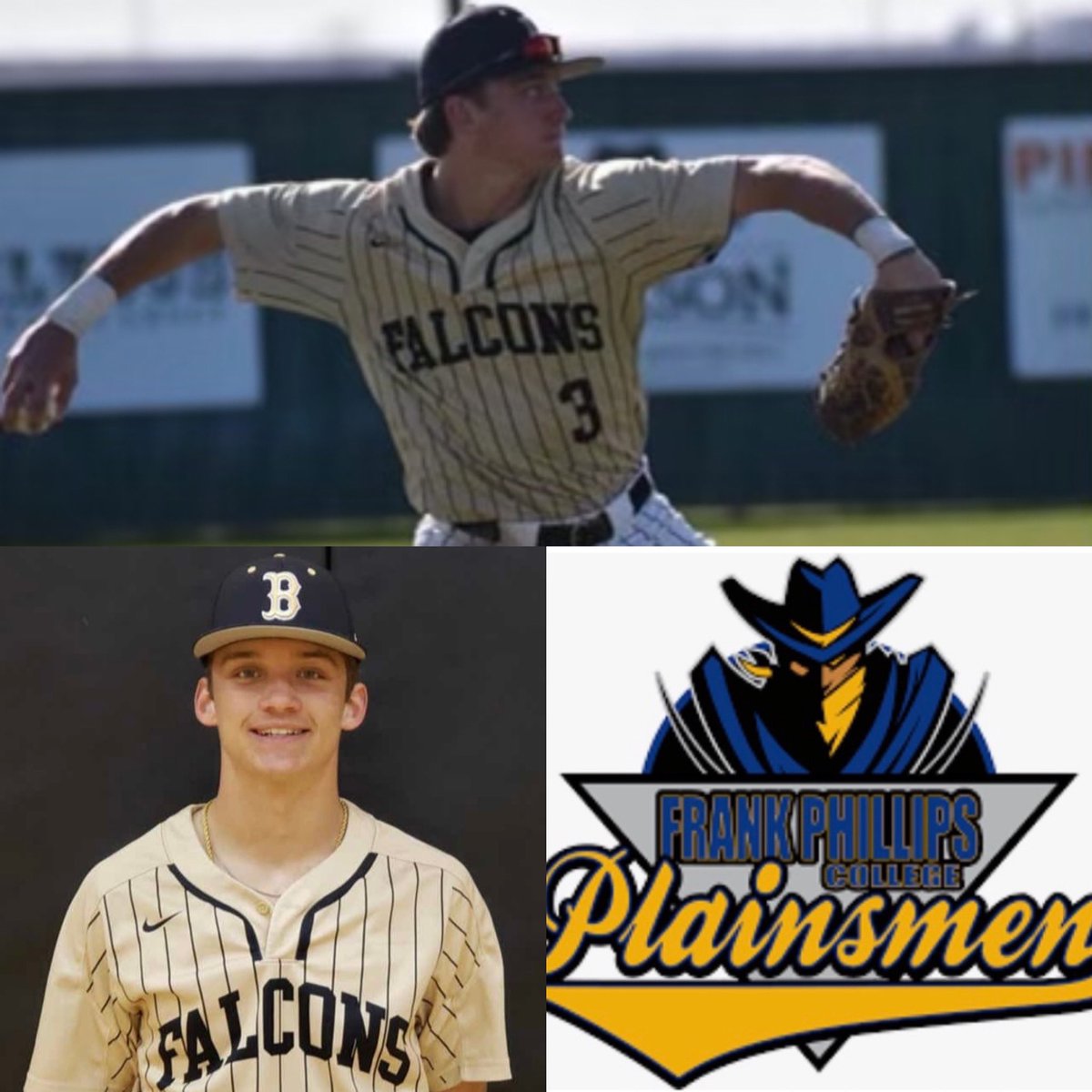 Coleman Junell(Bushland 2021)has made his decision and has decided to commit to Frank Phillips College! Coach Welch is getting a gamer! #OSAthlete #Cambio #plainsmenbaseball <a href="/JunellColeman/">ColemanJunell</a> <a href="/PlainsmenBB/">Frank Phillips College Baseball</a>