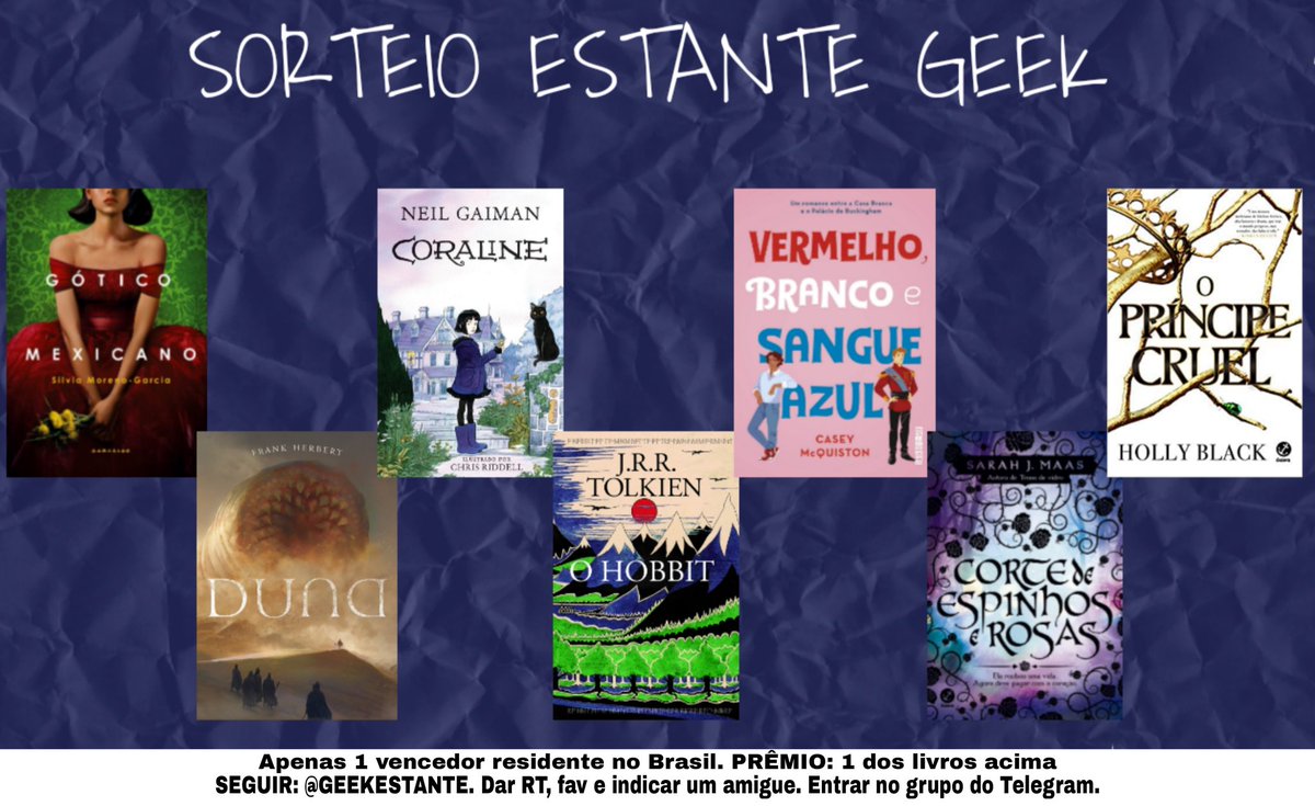 Estante Geek 📚 Promo de livros tweet media