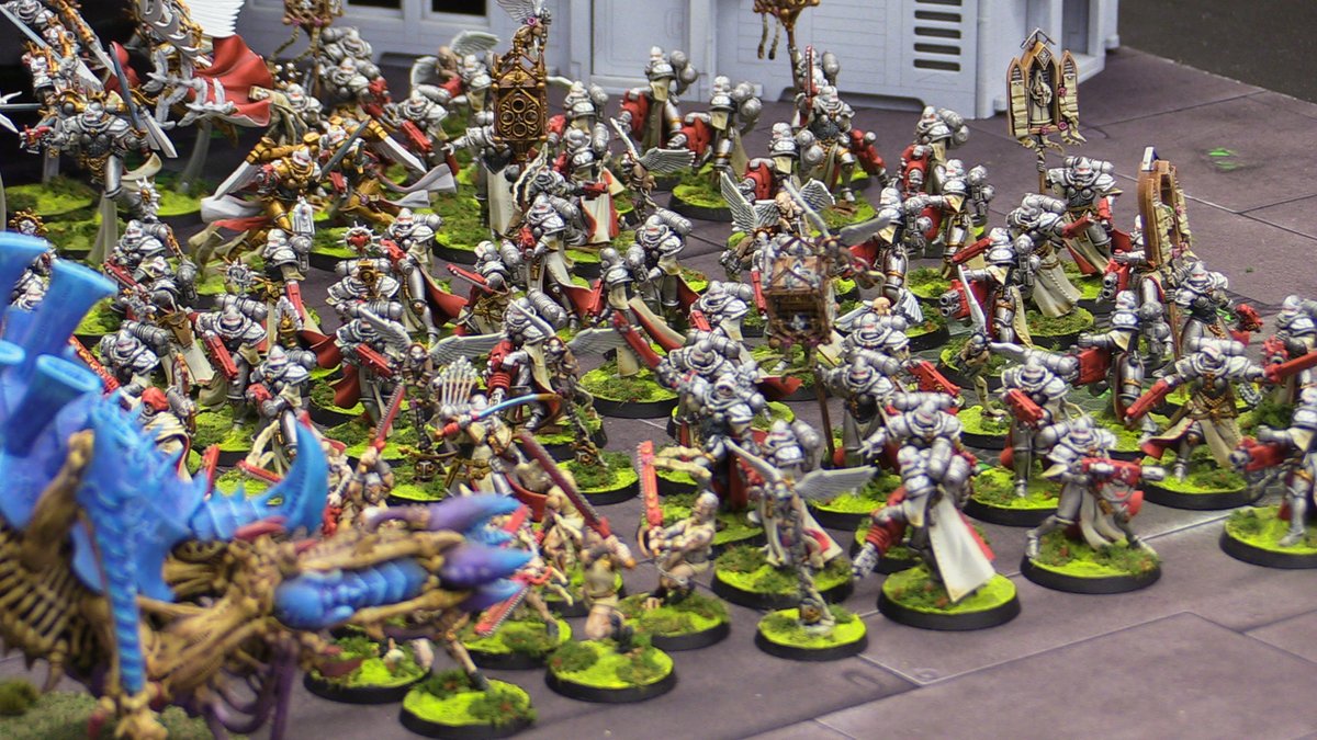 TableTop_Devils's tweet image. Another exciting #warhammer40k #battlereport available for free on our YouTube channel. #AdeptaSororitas vs #Tyranids for your enjoyment. The sisters defend an imperial world against a ferocious hive fleet hungry for biomass.
youtu.be/Ig72c2x46vs
#warhammercommunity