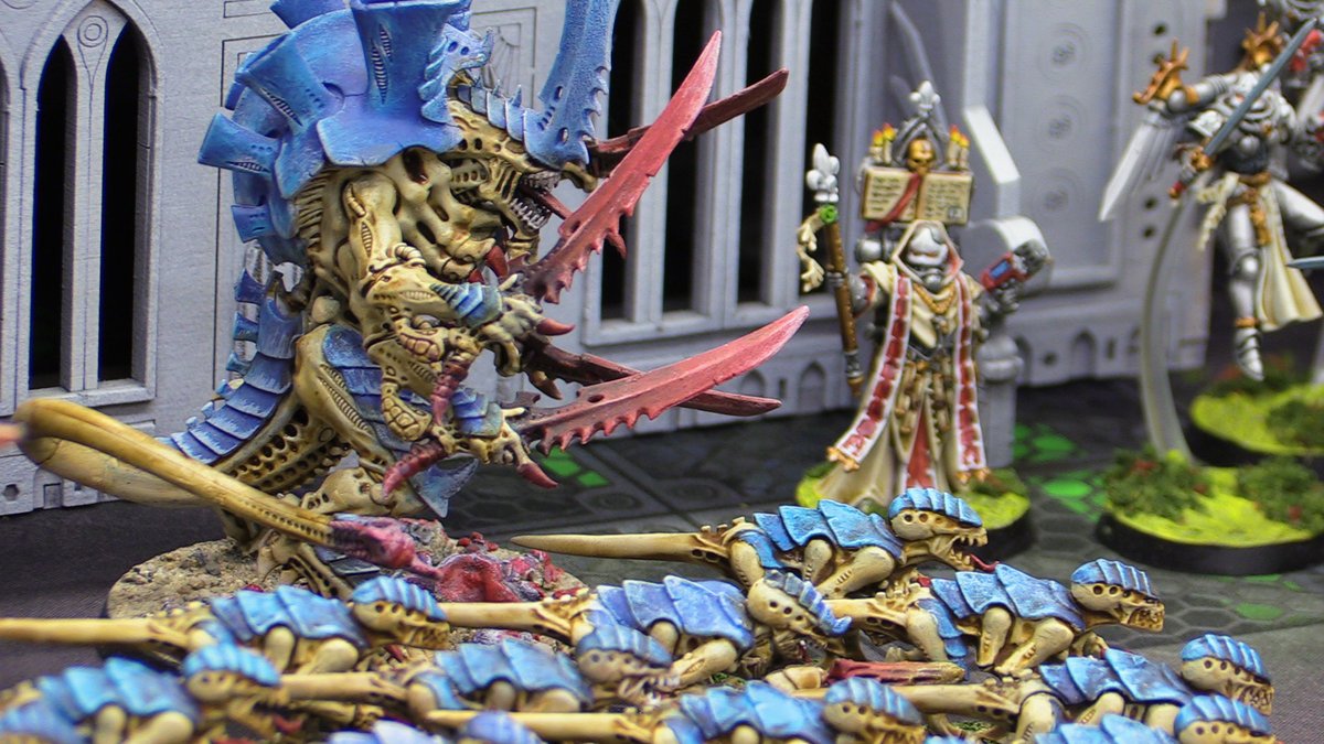 TableTop_Devils's tweet image. Another exciting #warhammer40k #battlereport available for free on our YouTube channel. #AdeptaSororitas vs #Tyranids for your enjoyment. The sisters defend an imperial world against a ferocious hive fleet hungry for biomass.
youtu.be/Ig72c2x46vs
#warhammercommunity