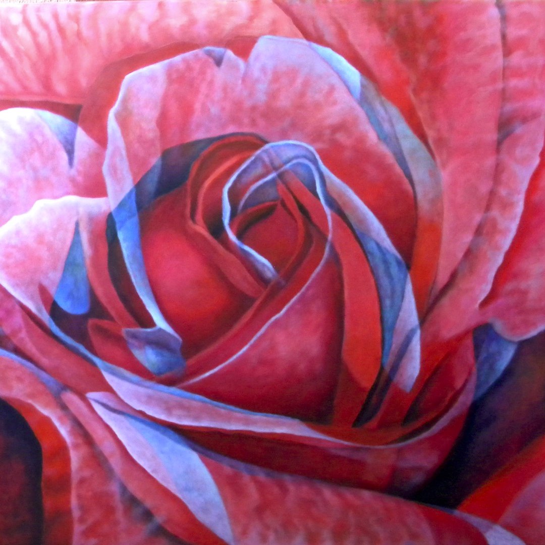 Feliç #SantJordi2021 !!
Feliç #DiadadeSantJordi!! 

#oiloncanvas #rosa #3d #painting #CursCMdivulgacioartistica