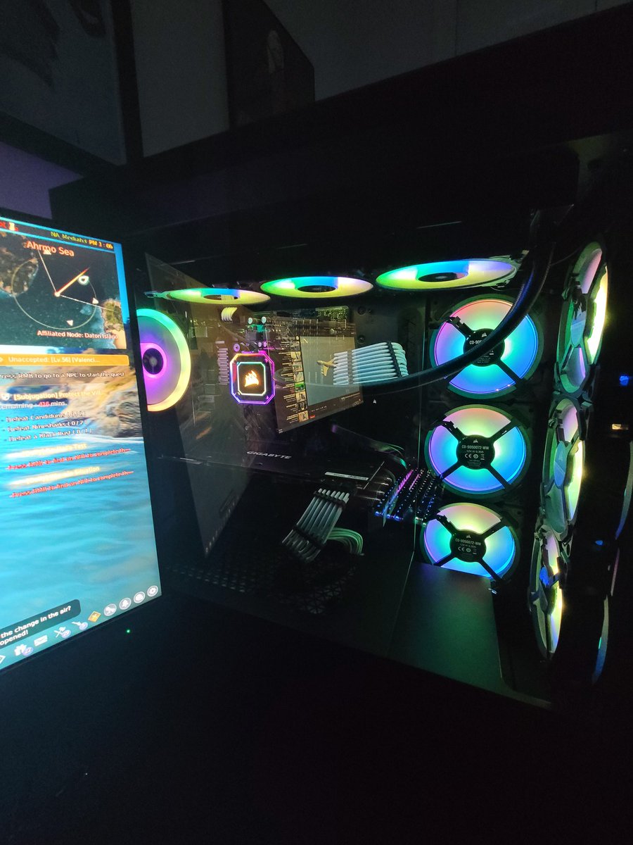 my_beard_better's tweet photo. #jaywhatdoyouthink8

Recently upgraded my case to something with better air flow.
ASRock Z390 Phantom Gaming 4S
9700k
Rtx 2080 Super
32gb Corsair Vengeance
Corsair Rm750x PSU
Storage:
Samsung 1TB Evo ssd
Seagate Firecuda 2TB hdd
Adata 500gb ssd https://t.co/k6GqtMSvB1