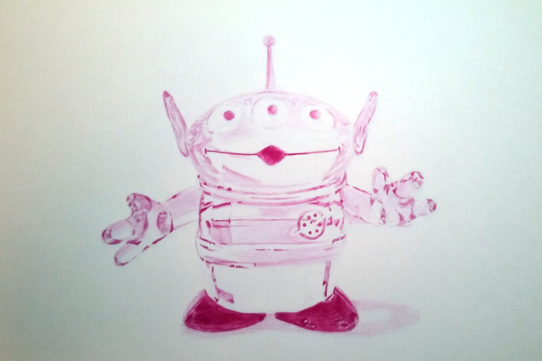 Drawing Studio 118 Cmyk塗れました 今回 完成はyoutubeにアップします ディズニー トイ ストーリー エイリアン イラスト Cmyk 完成 T Co Upd47y2tem Twitter