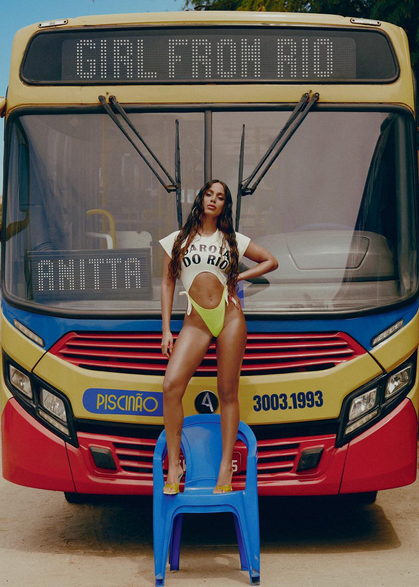 Confira a capa de Girl From Rio Sinle Anitta